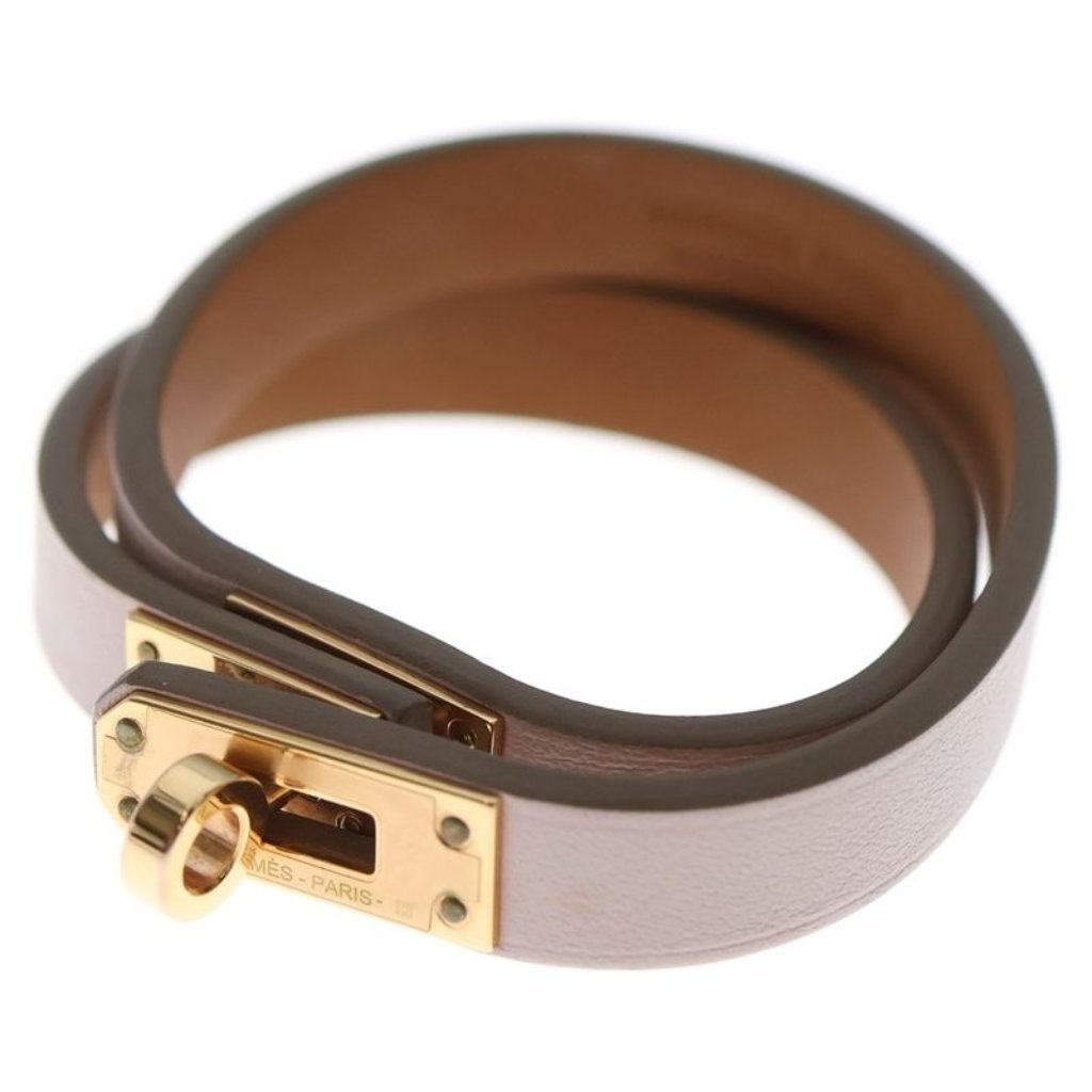 Hermes Kelly Double Tour Bracelet Pink Gold Light 895$